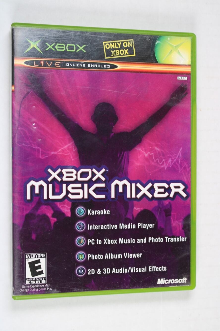 Xbox Music Mixer (Microsoft Xbox, 2003) Authentic, tested/works